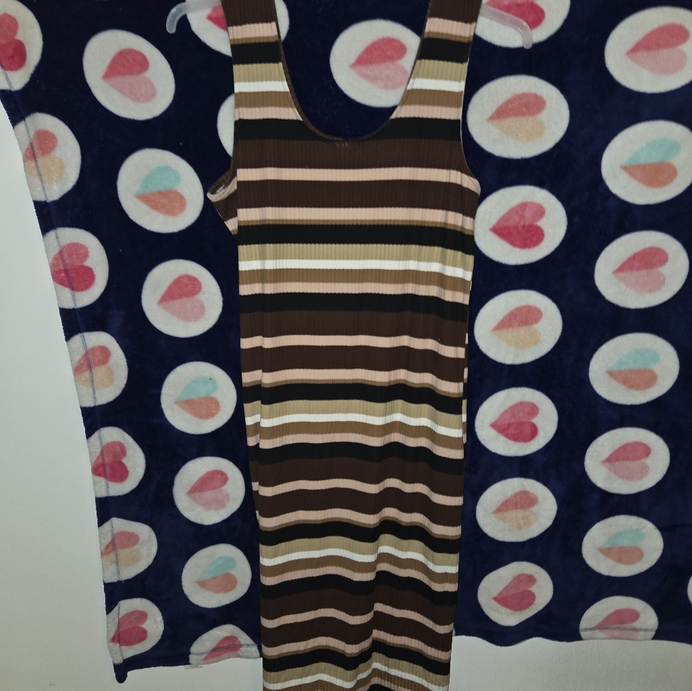 Striped Sleeveless Dress